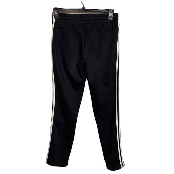 Adidas Women's Tapered Fleece Pants black/white medium - Picture 3 of 9